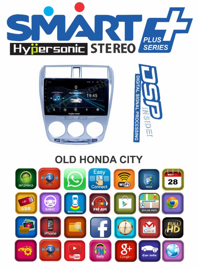 Hypersonic Old Honda City Android Stereo