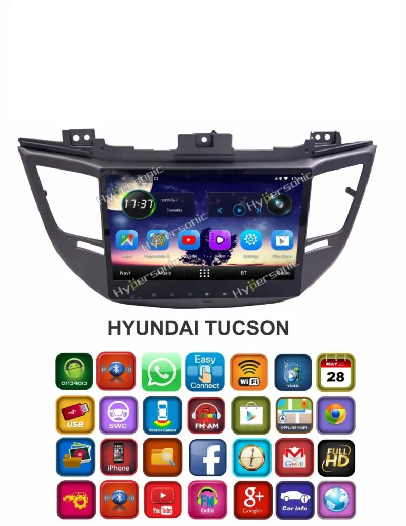 Hypersonic Hyundai Tucson Android Stereo