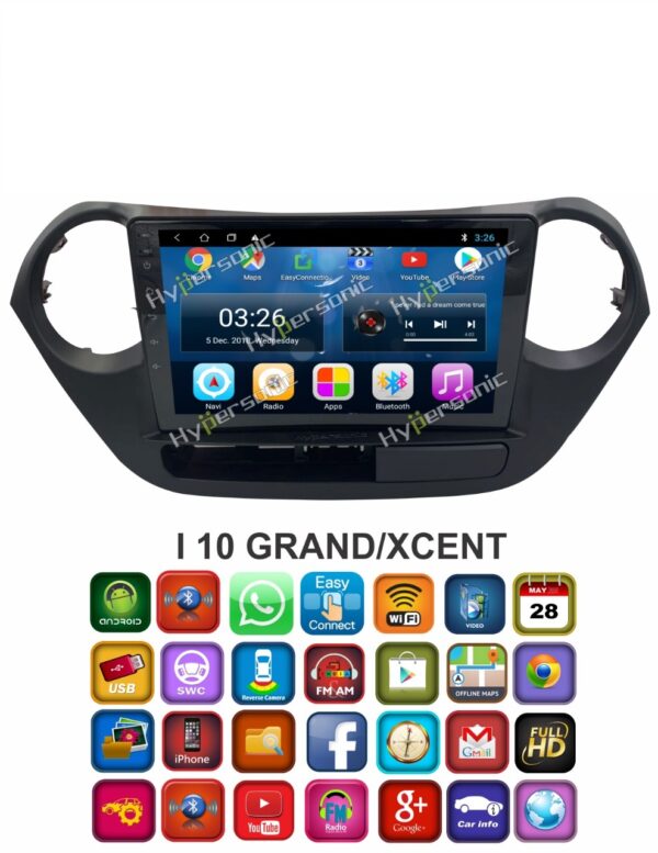 Hypersonic Hyundai New i10 Android Stereo