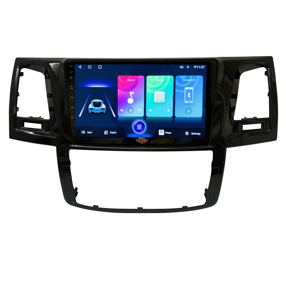 Ateen Toyota Fortuner Type-1/Type-2 Car Music System with Navigation Touch Screen  9"inch Display Android Player / Stereo