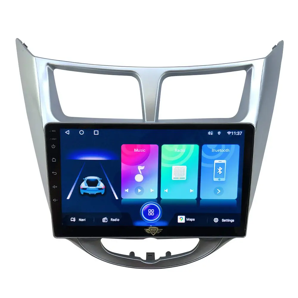Ateen Hyundai Verna Fluidic Car Music System with Navigation Touch Screen  9"inch Display Android Player / Stereo