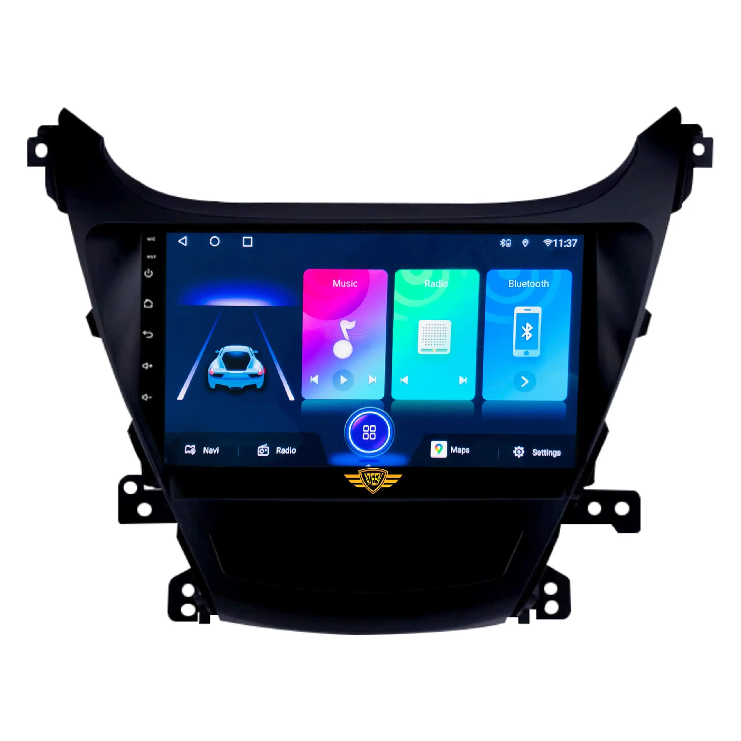Ateen Hyundai Old Elantra Car Music System with Navigation Touch Screen  10"inch Display Android Player / Stereo