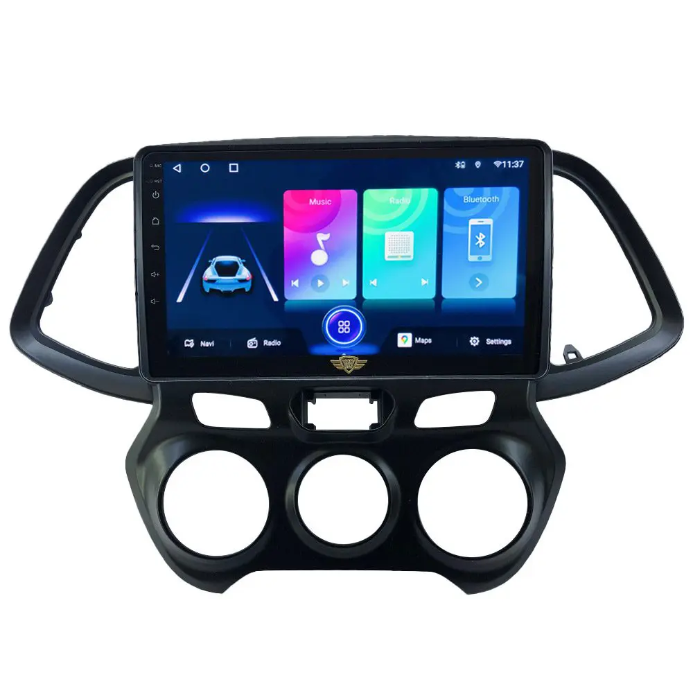 Ateen Hyundai Santro Car Music System with Navigation Touch Screen  9"inch Display Android Player / Stereo