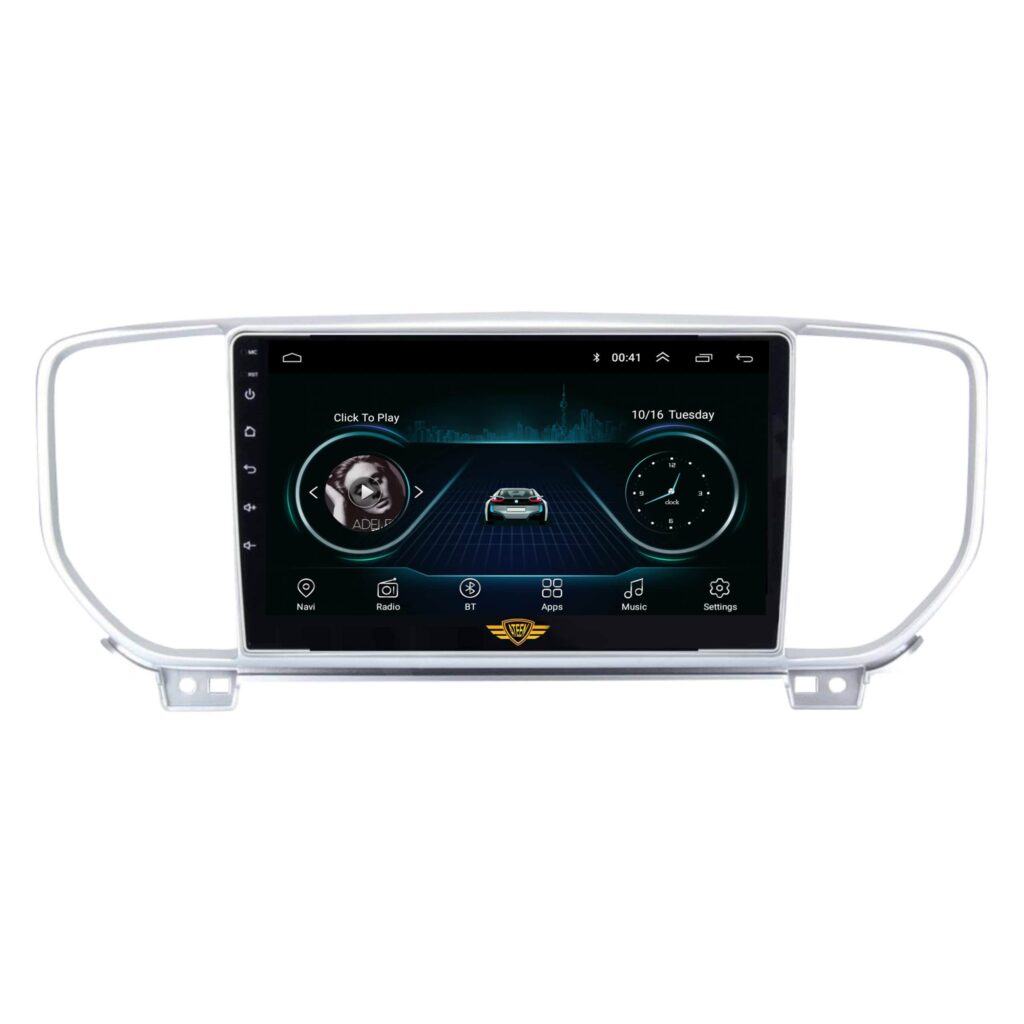 Ateen Kia Sportage Car Music System with Navigation Touch Screen 9"inch Display Android Player / Stereo