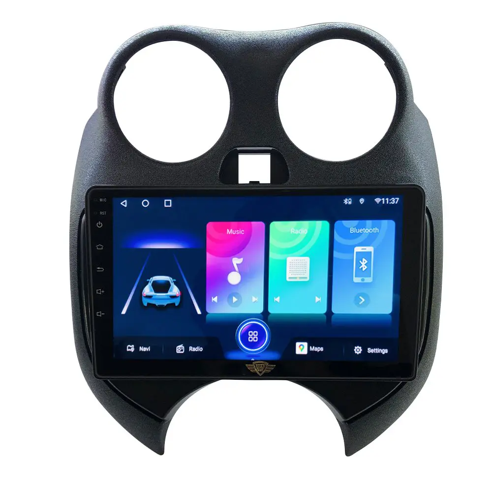 Ateen Nissan Micra Car Music System with Navigation Touch Screen  9"inch Display Android Player / Stereo