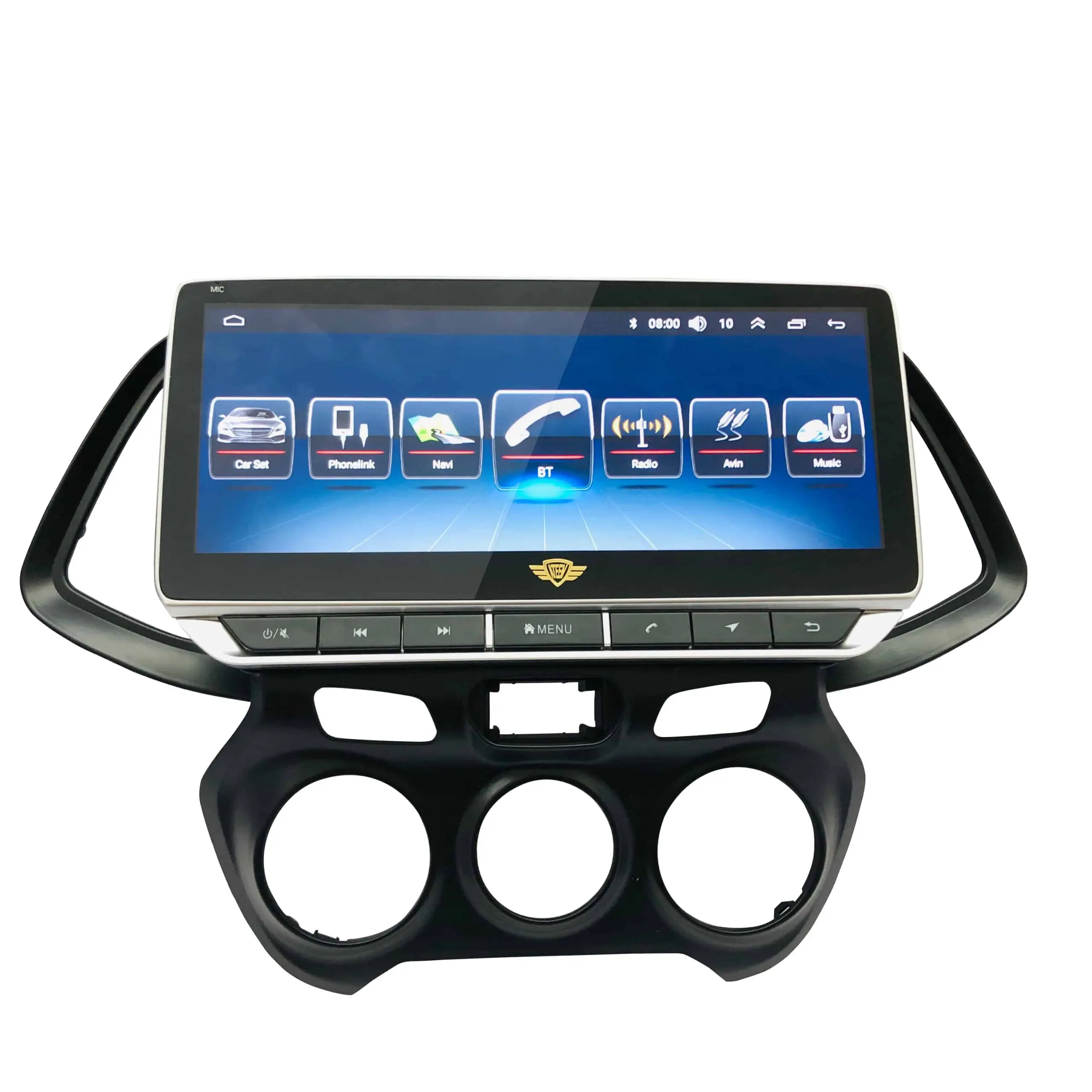 Ateen BMW Series Car Android Music System For Hyundai New santro Floating Display Stereo