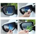 Ateen Car Rear view Mirrors Film Antifog Waterproof Window Protective Antiglare Stickers - Image 2