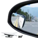 Ateen Blind Spot Mirror HD Glass Frameless Convex Rear View Mirror 360° - Image 2