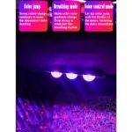Ateen Car Interior LED RGB Strip Light Styling Decorative Atmosphere Lamps USB Wireless remote control - Image 8