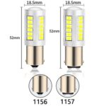Ateen LED Car Backup Reserve Light Motor Brake Bulb Daytime Running Light 12V - Image 4