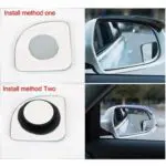Ateen Blind Spot Mirror HD Glass Frameless Convex Rear View Mirror 360° - Image 3