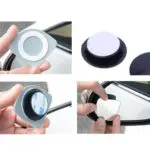 Ateen Blind Spot Mirror HD Glass Frameless Convex Rear View Mirror 360°