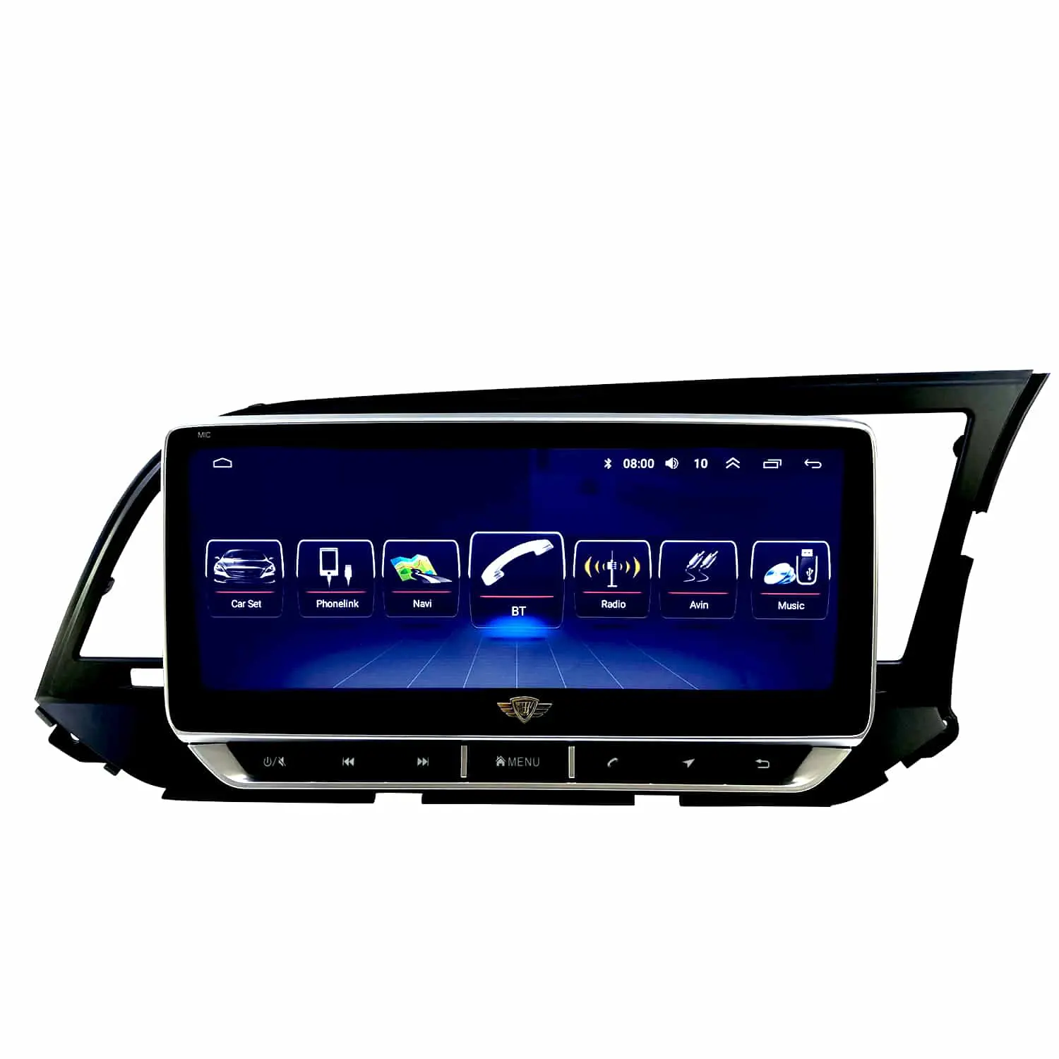 Ateen BMW Series Car Android Music System For Hyundai Elantra Floating Display Stereo