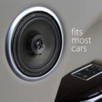 Ateen High Perfomance 2 Way 6" inch 320 Watt Peak/80W RMS Coaxial Car Woofer/Speaker (Pair), Black - Image 5