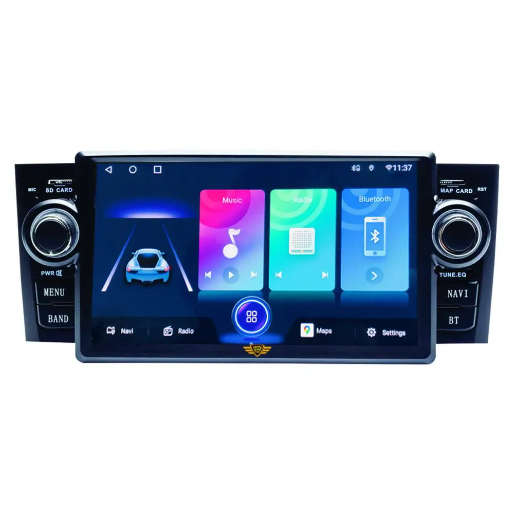 Ateen Fiat Linea Music System with Navigation Touch Screen  6"inch Display Android Player / Stereo