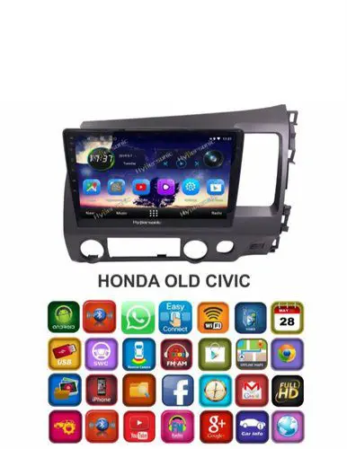 Hypersonic Honda Old Civic Android Stereo
