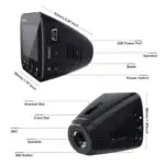 Ateen WiFi Dash Cam with GPS, 1296P Full HD Dash Camera for Cars 16GB Memory Card Included Phone App 170° Wide Angle - Image 11