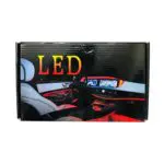 Ateen Flexible EL Neon Strip 6M LED RGB Car Interior Decorative Light Atmosphere Ambient Lights Strip Car Dashboard Door Optic Lighting Kit with Sounds Activated Wireless IR Mobile Application (12W, Multi-Colors) - Image 5