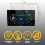 Ateen 9" inch Screen  Guard /Screen Protector Display Monitor Glass for Tata Bolt Double DIN Car Android Music System - Image 5