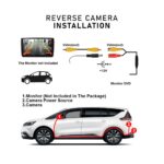 Ateen Car Led Camera Night Vision Moving Lines Parking Assistant Waterproof Rear View Reverse Parking Camera for All Cars. - Image 6
