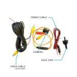 Ateen Car Led Camera Night Vision Moving Lines Parking Assistant Waterproof Rear View Reverse Parking Camera for All Cars. - Image 5