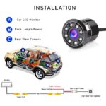 Ateen Car Led Camera Night Vision Moving Lines Parking Assistant Waterproof Rear View Reverse Parking Camera for All Cars. - Image 7