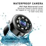 Ateen Car Led Camera Night Vision Moving Lines Parking Assistant Waterproof Rear View Reverse Parking Camera for All Cars. - Image 3