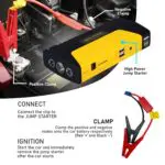 Ateen Car Emergency Mobile Power Supply/ Car Battery Charger ( power bank ) /Jump Starter Booster With Dual USB