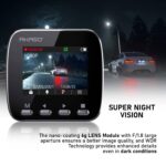 Ateen WiFi Dash Cam with GPS, 1296P Full HD Dash Camera for Cars 16GB Memory Card Included Phone App 170° Wide Angle - Image 8