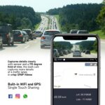 Ateen WiFi Dash Cam with GPS, 1296P Full HD Dash Camera for Cars 16GB Memory Card Included Phone App 170° Wide Angle - Image 6