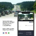 Ateen WiFi Dash Cam with GPS, 1296P Full HD Dash Camera for Cars 16GB Memory Card Included Phone App 170° Wide Angle - Image 6
