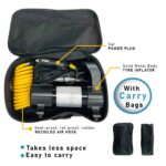 Ateen Digital Heavy-Duty Metal Air Compressor Pump - 12V Digital Car Tyre Inflator with Auto Cut-Off & LED Light - Image 7