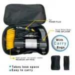 Ateen Digital Heavy-Duty Metal Air Compressor Pump - 12V Digital Car Tyre Inflator with Auto Cut-Off & LED Light - Image 7