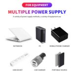 Ateen Auto Roof Star Laser Lights, USB Portable Adjustable Flexible Interior Car Night Lamp Decorations with Romantic Galaxy Atmosphere fit Car - Image 5