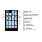Ateen 7'' HD Bluetooth Car MP5 Player TFT Capacitive Touch Screen FM Radio Car Video USB TF Aux input Colorful Buttons Car Stereo Music - Image 7