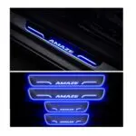 Ateen Car Door Foot Step Led Sill Plate Compatible for Honda Amaze (Set of 4PCS, Blue) - Image 2