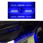 Ateen Car Door Foot Step Led Sill Plate Compatible for Honda Amaze (Set of 4PCS, Blue) - Image 3
