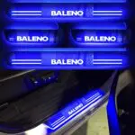 Ateen Car Door Foot Step Led Sill Plate Compatible for Suzuki Baleno (Set of 4PCS, Blue) - Image 2