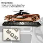 Ateen Car Shaped Solar Power 360 Degree Rotating Car Dashboard Air Freshener Perfume, with Organic Fragrance and Phone Number Stickers - Image 5