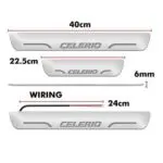 Ateen Car Door Foot Step Led Sill Plate Compatible for Suzuki Celerio (Set of 4PCS, Blue) - Image 3
