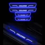 Ateen Car Door Foot Step Led Sill Plate Compatible for Suzuki Celerio (Set of 4PCS, Blue) - Image 2