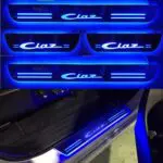 Ateen Car Door Foot Step Led Sill Plate Compatible for Suzuki Ciaz (Set of 4PCS, Blue) - Image 2