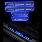 Ateen Car Door Foot Step Led Sill Plate Compatible for  Suzuki Dzire (Set of 4PCS, Blue) - Image 2