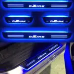 Ateen Car Door Foot Step Led Sill Plate Compatible for  Suzuki Dzire (Set of 4PCS, Blue) - Image 2