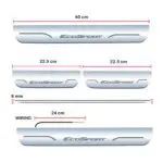 Ateen Car Door Foot Step Led Sill Plate Compatible for Ford Ecosport (Set of 4PCS, Blue) - Image 3
