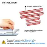 Ateen Car Door Foot Step Led Sill Plate Compatible for Ford Ecosport (Set of 4PCS, Blue) - Image 4