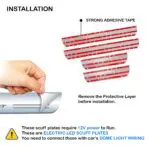 Ateen Car Door Foot Step Led Sill Plate Compatible for Ford Ecosport (Set of 4PCS, Blue) - Image 4