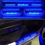 Ateen Car Door Foot Step Led Sill Plate Compatible for Ford Ecosport (Set of 4PCS, Blue) - Image 2