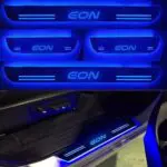 Ateen Car Door Foot Step Led Sill Plate Compatible for Hyundai EON (Set of 4PCS, Blue) - Image 2