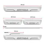 Ateen Car Door Foot Step Led Sill Plate Compatible for Suzuki Ertiga (Set of 4PCS, Blue) - Image 2